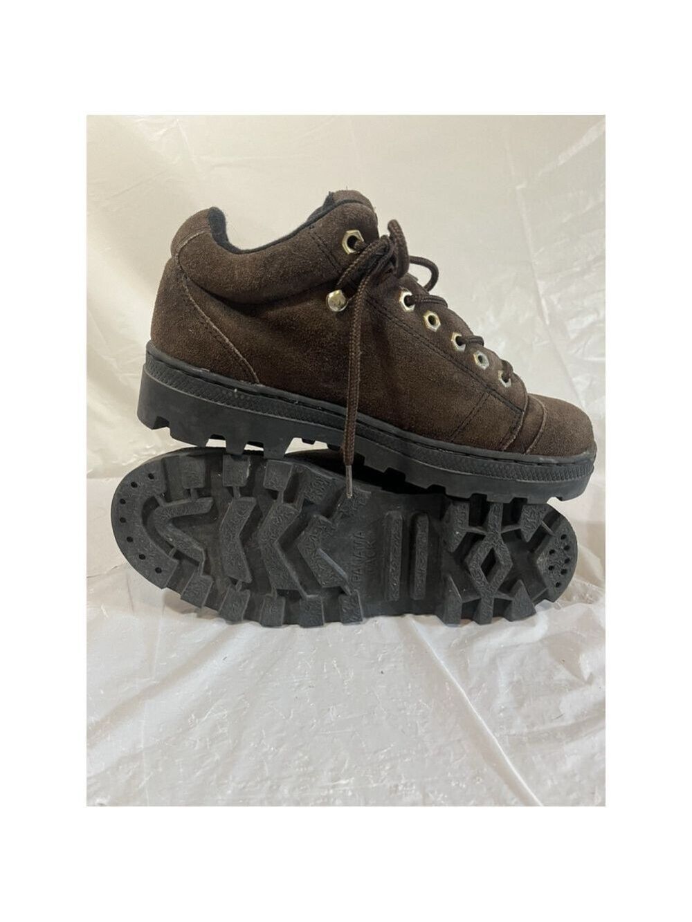 Panama Jack Escape Women's Brown Suede Leather Hiking Ankle Boots Sz 8